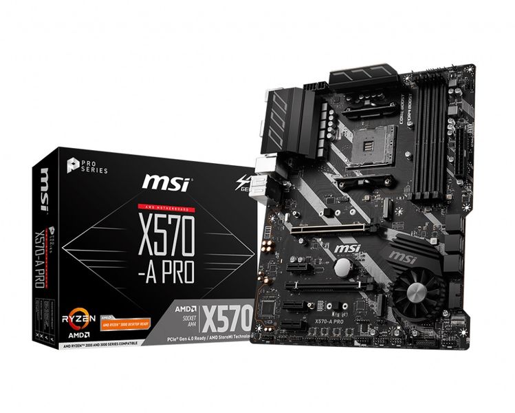 MSI X570-A Pro AMD AM4 ATX Gaming Motherboard